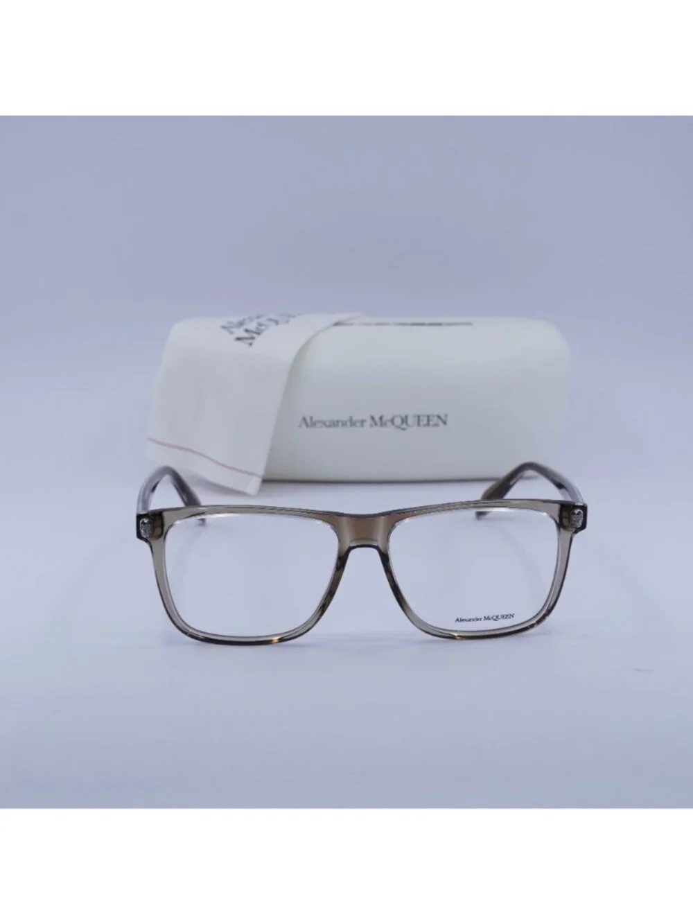 Alexander McQueen AM0247O 002 Square Eyeglasses